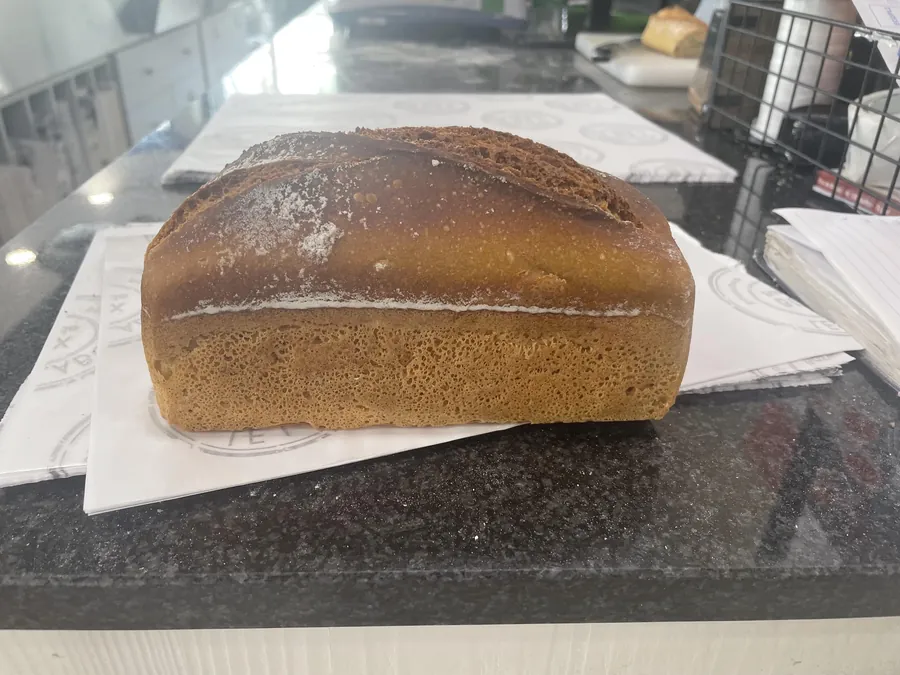 Pain au petit épeautre, 48 heures de fermentation, moulé